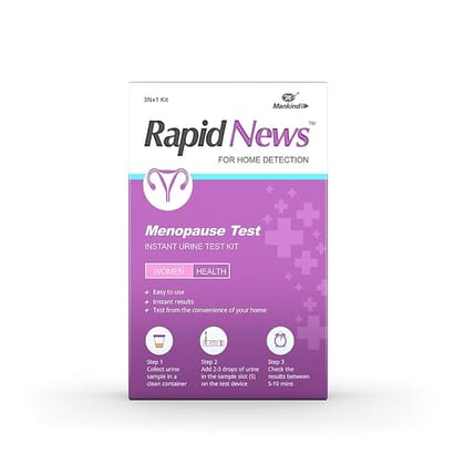 RAPID NEWS MENOPAUSE TESTING KIT