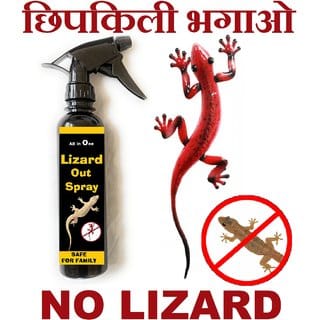 Lizard Out (Chipkali Bhagao) Spray To Remove Permanently All Lizard From House Garden Office Kitchen