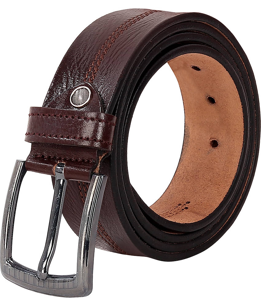 Leather World - Leather Men's Casual Belt ( Pack of 1 )