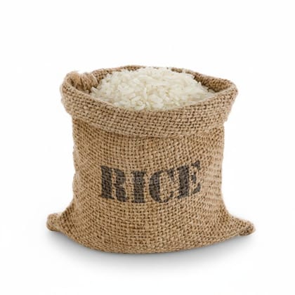 Premium White Rice in Jute Sack - 25 kg - One jute sack