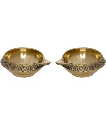 Diya - Brass 12 cm (Pack of 2)