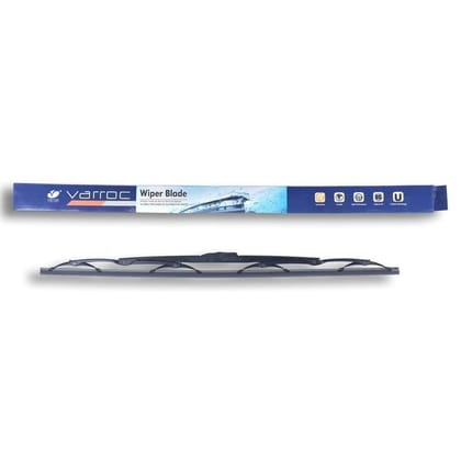VARROC Wiper Blade 9 mm U Hook 533 mm 21 in | Smooth & Silent Cleaning | Works in All Weathers | Anti-Corrosion Frame | Size 21-Inch VARROC Wiper Blade 9 mm U Hook 533 mm 21 in | Smooth & Silent Cleaning | Works in All Weathers | Anti-Corrosion Frame | Size 21-Inch