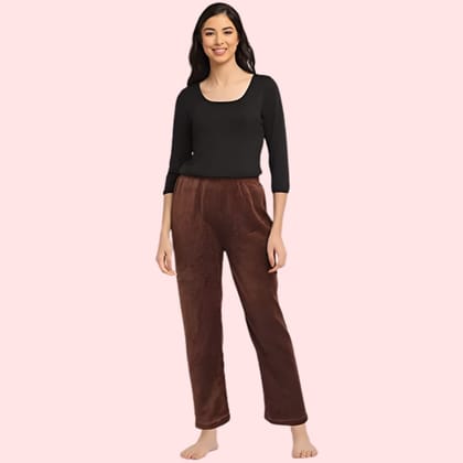 Womens Winter Cozy Warm Soft Fleece Pajama Pack of 2