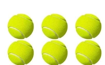 FAIRBIZPS Cricket Tennis Ball for Cricket Tournament, Street Match Cricket Ball Tennis for Lawn Cricket Soft Tennis Balls (Pack of 6) FAIRBIZPS Cricket Tennis Ball for Cricket Tournament, Street Match Cricket Ball Tennis for Lawn Cricket Soft Tennis Balls (Pack of 6)