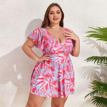 LOVEBIRD Plus Swimwear XSW9909 with Sleeves