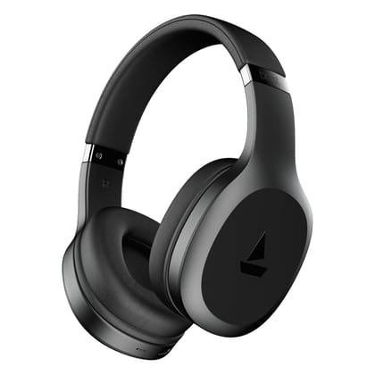 boAt Rockerz 412, 60H Battery, 40Mm Drivers, 40Ms Low Latency, ENx Tech, Stream Ad Free Music via App Support, Bluetooth Headphones, Wireless Over Ear Headphone with Mic (Active Black) boAt Rockerz 412, 60H Battery, 40Mm Drivers, 40Ms Low Latency, ENx Te