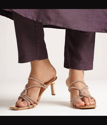 JM Looks Pink Women's Slip On Heels