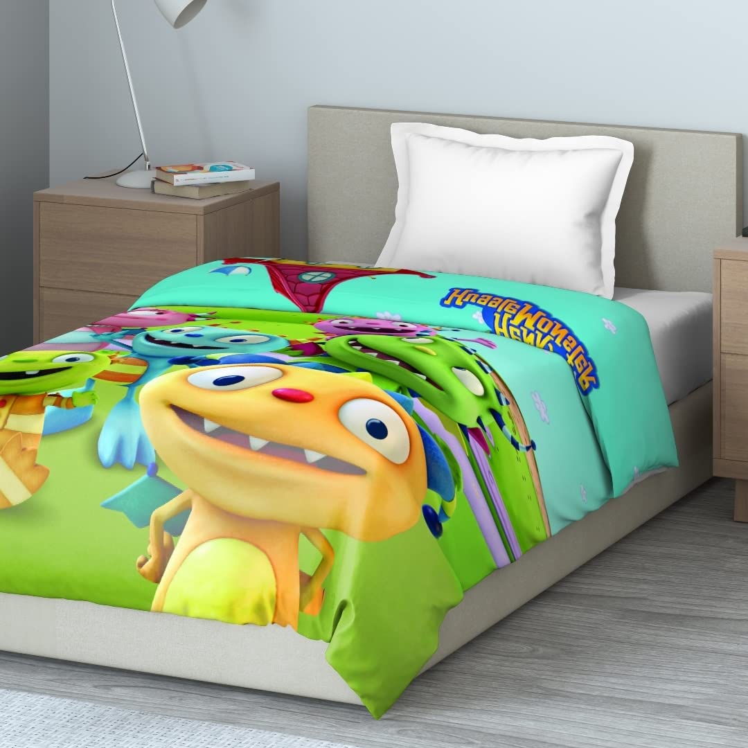 DDECOR - Disney Collection 100% Cotton   180TC Single Quilt|152 CM X 229 CM| - Green