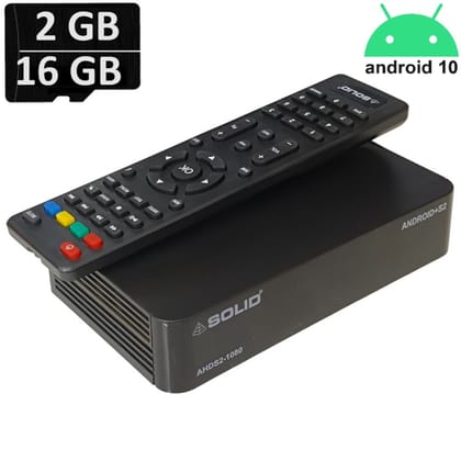 SOLID AHDS2-1080 DD Free dish Suitable FTA Hybrid Android 10 Smart Box SOLID AHDS2-1080 DD Free dish Suitable FTA Hybrid Android 10 Smart Box