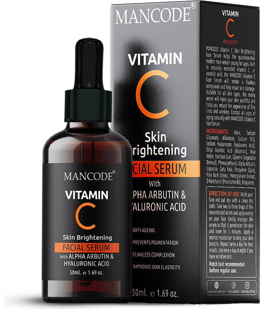 Mancode Face Serum Vitamin C Daily Care For All Skin Type ( Pack of 1 )