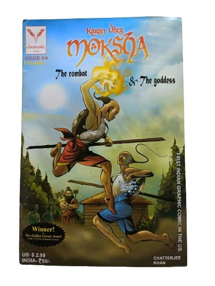 Karan Vir's MOKSHA The Combat & Goddess - By Chatterjee Khan Comics Book [Perfect Paperback] Shashank Avvaru and Karan Vir Arora