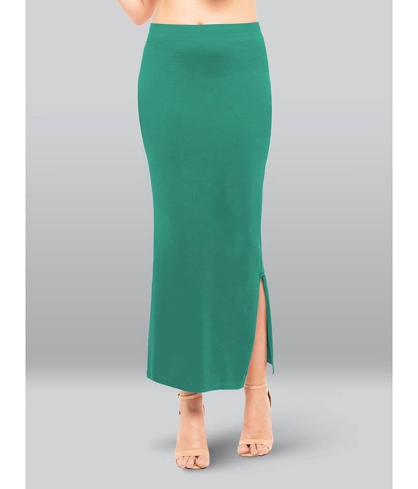 LYRA Green Cotton Petticoat - Single