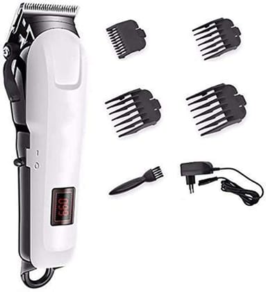 Dealsure Trimmer Men for Private Parts | Professional Hair Clipper & Trimer | Rechargeable Trimmer Men Beard | Cord & Cordless with Low Noise & Easy Grip | White Dealsure Trimmer Men for Private Parts | Professional Hair Clipper & Trimer | Rechargeable T