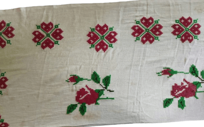 Eram Weavers Cotton Handmade Embroidery Double Bed Bedsheet