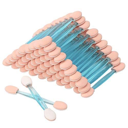 Elecsera 10 Pcs Eyeshadow Brushes Dual Sides Eye Shadow Sponge Applicators (Pack of 10) Multicolor
