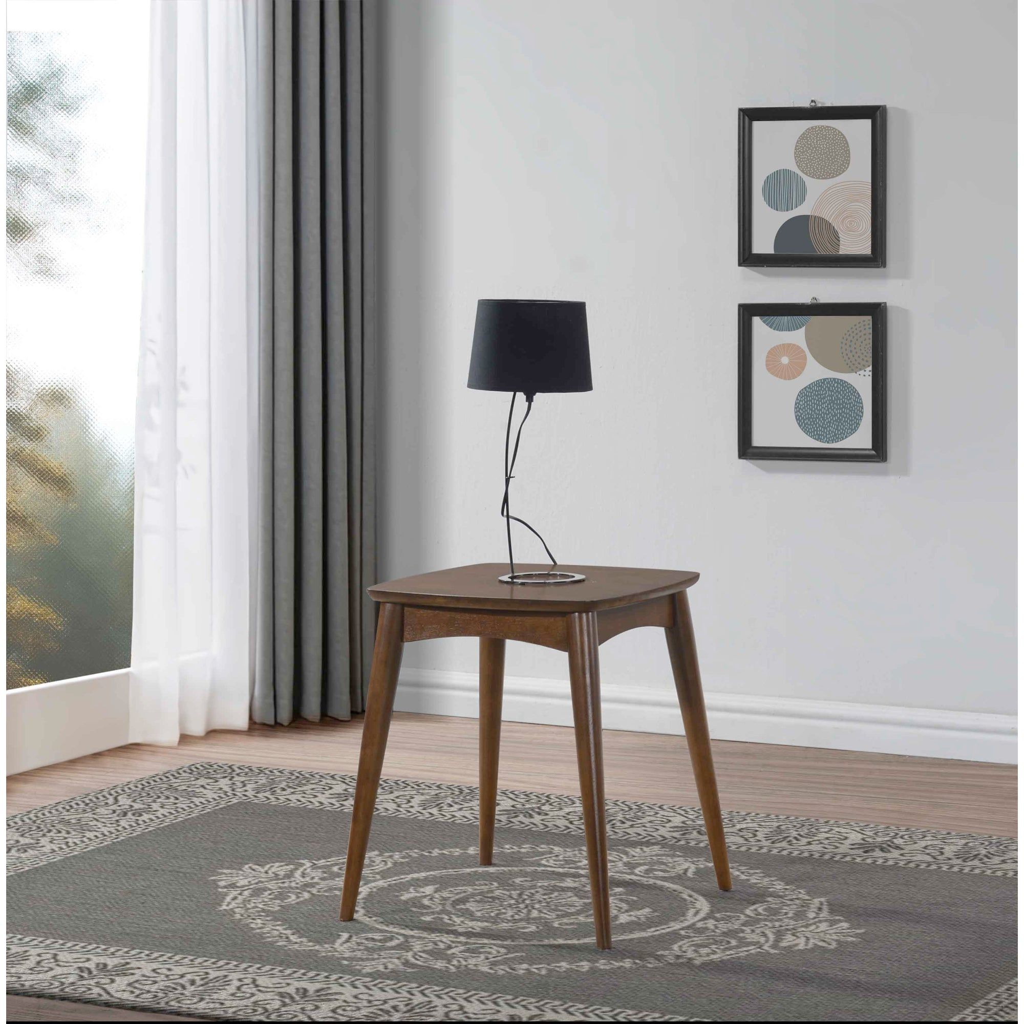 ARENA SIDE TABLE IT612 WALNUT 450LX450DX530H