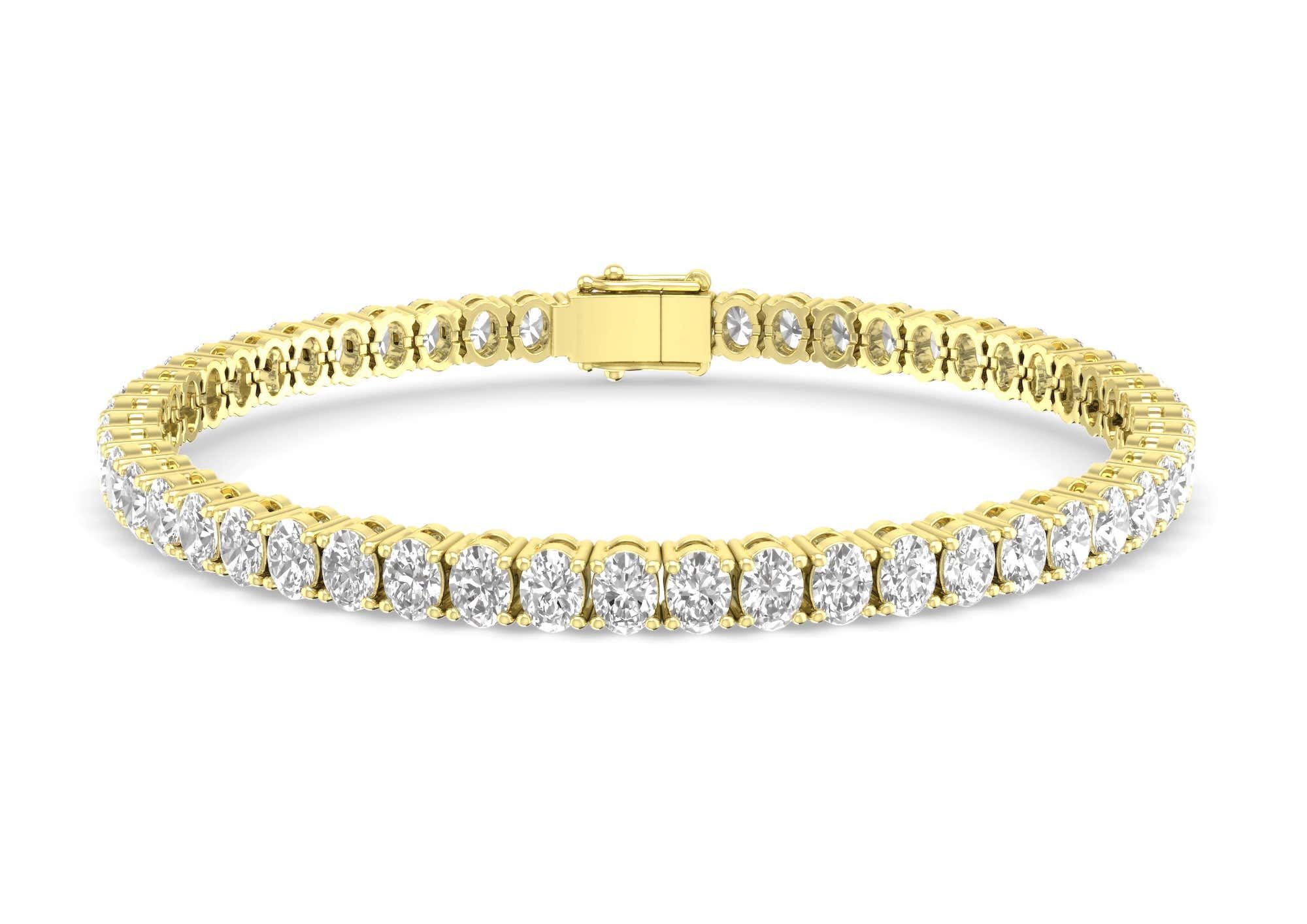 Infinite Ellipses Tennis Bracelet