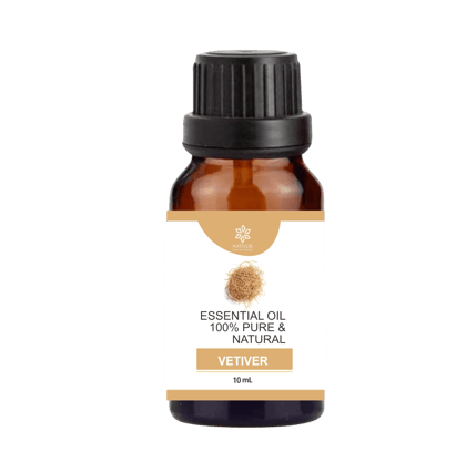 EARTHEN | Vetiver Essential Oil | Steam Distilled | Pure | Ground | Balance | Restore