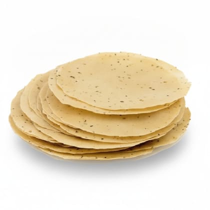 Traditional Crispy Papad - 500 gm - One pack containing multiple papads