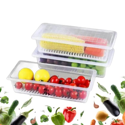 Craftlayout Set of 6 Fridge Storage Box 1500ML Craftlayout Set of 6 Fridge Storage Box 1500ML