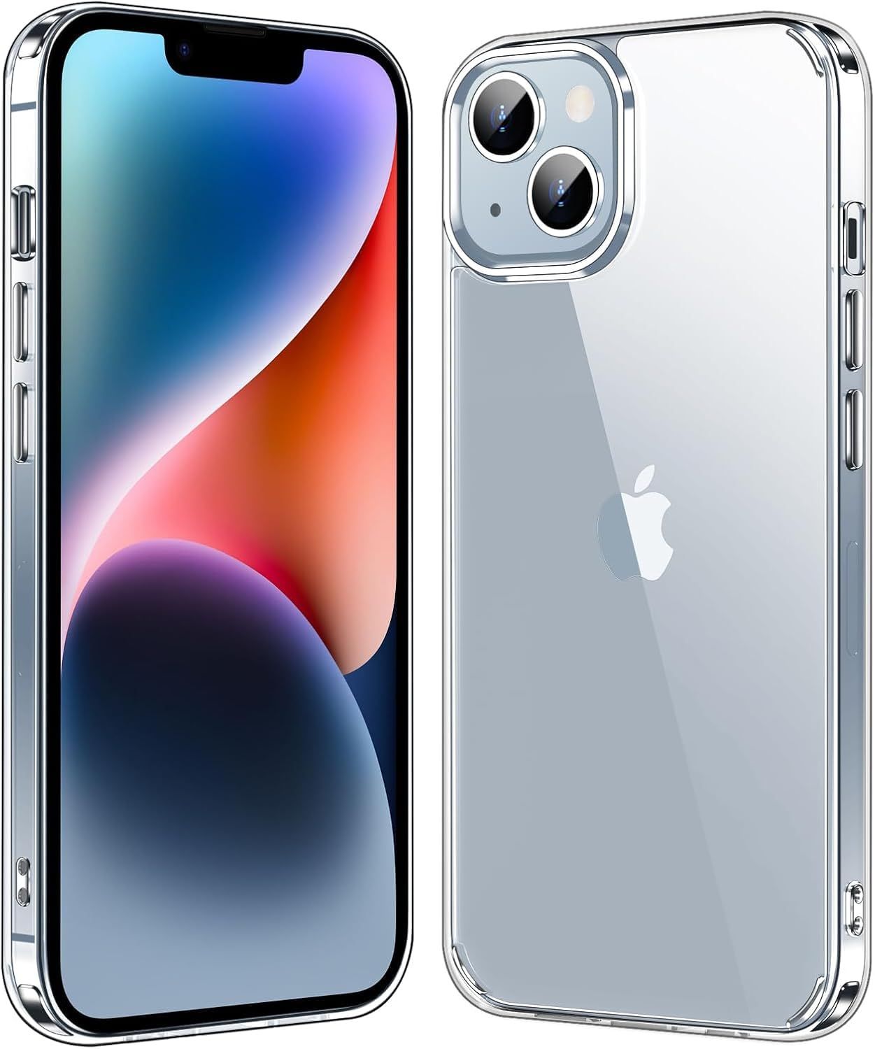 Sounce Back Cover Case for iPhone 12 / iPhone 12 pro, Shockproof Scratch-Resistant TPU Clear Back Case with Military-Grade Drop Protection [Crystal Transparent] Sounce Back Cover Case for iPhone 12 / iPhone 12 pro, Shockproof Scratch-Resistant TPU Clear 