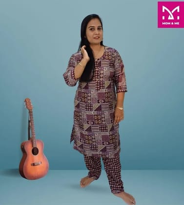 Mom And Me Kurta Co-Ord Set (L) | Pure Cotton | Ethnic Casual Mom And Me Kurta Co-Ord Set (L) | Pure Cotton | Ethnic Casual