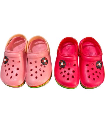 OLIVE OPS - Multicolor Boy's Clogs ( 2 Pairs )