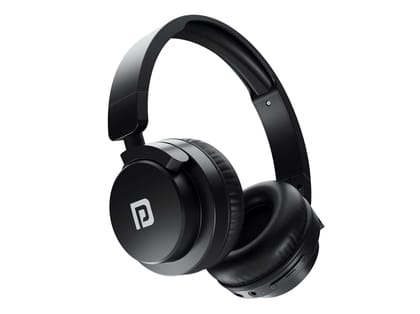 Portronics Muffs M2 Bluetooth Headphones Over Ear with Upto 40 Hrs Playtime, 40mm Dynamic Drivers, AUX 3.5mm, Powerful Bass, Laptop & PC Support,Type C Charging Port, Foldable Design - Black Portronics Muffs M2 Bluetooth Headphones Over Ear with Upto 40 Hrs Playtime, 40mm Dynamic Drivers, AUX 3.5mm, Powerful Bass, Laptop & PC Support,Type C Charging Port, Foldable Design - Black