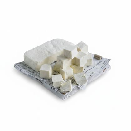 Fresh Paneer Block - 500 gm - One block of fresh paneer