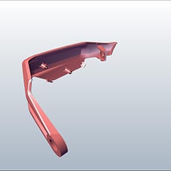 Hero Genuine HAND GUARD RIGHT for Xpulse 200 | OEM Fit | Enhanced Hand Protection | High Durability | Reliable Performance | Easy Installation- 53181ABWL00S
