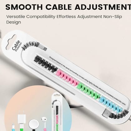 Spiral Charger Spring Cable Protector ( 3 Set )