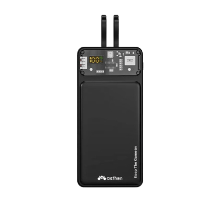 Aethon® Energix Pro 10000 mAh Transparent Power Bank | 22.5W Super Fast Charging | Lightweight | Type C and Lightning Power Delivery (PD) Output + 1 USB Output for Quick Charge | Two-Way Fast Charge Aethon® Energix Pro 10000 mAh Transparent Power Bank | 22.5W Super Fast Charging | Lightweight | Type C and Lightning Power Delivery (PD) Output + 1 USB Output for Quick Charge | Two-Way Fast Charge