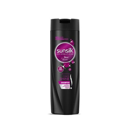 Sunsilk Stunning Black Shine Shampoo, With Amla Pearl Extract, Makes Hair Looking Fuller, Moisturised And Shiny, 180 Ml Sunsilk Stunning Black Shine Shampoo, With Amla Pearl Extract, Makes Hair Looking Fuller, Moisturised And Shiny, 180 Ml