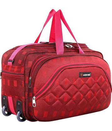 AXEN BAGS 45 Ltrs RED Polyester Duffle Bag