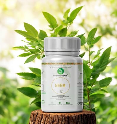 MD Botanicals Neem 60 Capsule (Pack of 1) | For natural blood Purification | Supports Detoxification & Clear Skin | Soothes Redness & Itching | Control Acne & Pimple MD Botanicals Neem 60 Capsule (Pack of 1) | For natural blood Purification | Supports Detoxification & Clear Skin | Soothes Redness & Itching | Control Acne & Pimple
