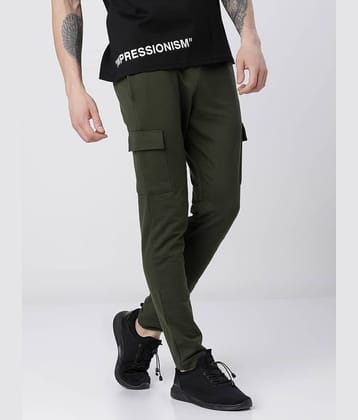 Highlander Green Cotton Blend Men's Trackpants ( Pack of 1 )