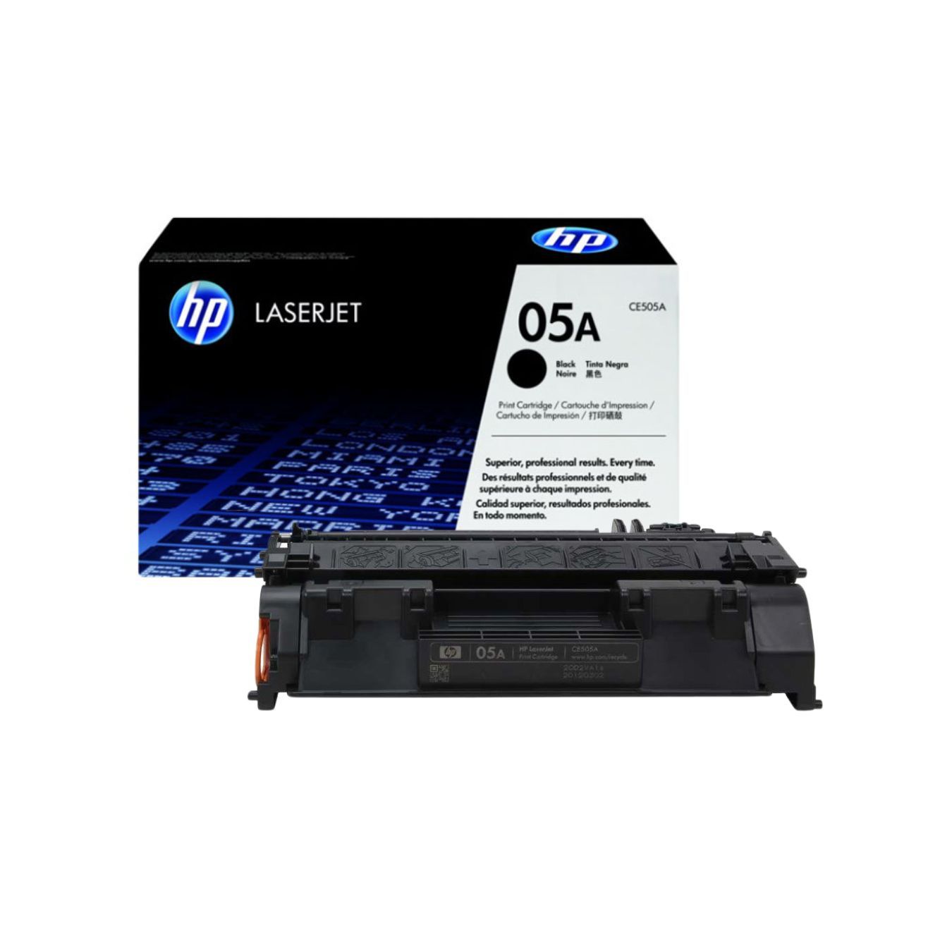 HP 05A Black Original LaserJet Toner Cartridge (CE505A)