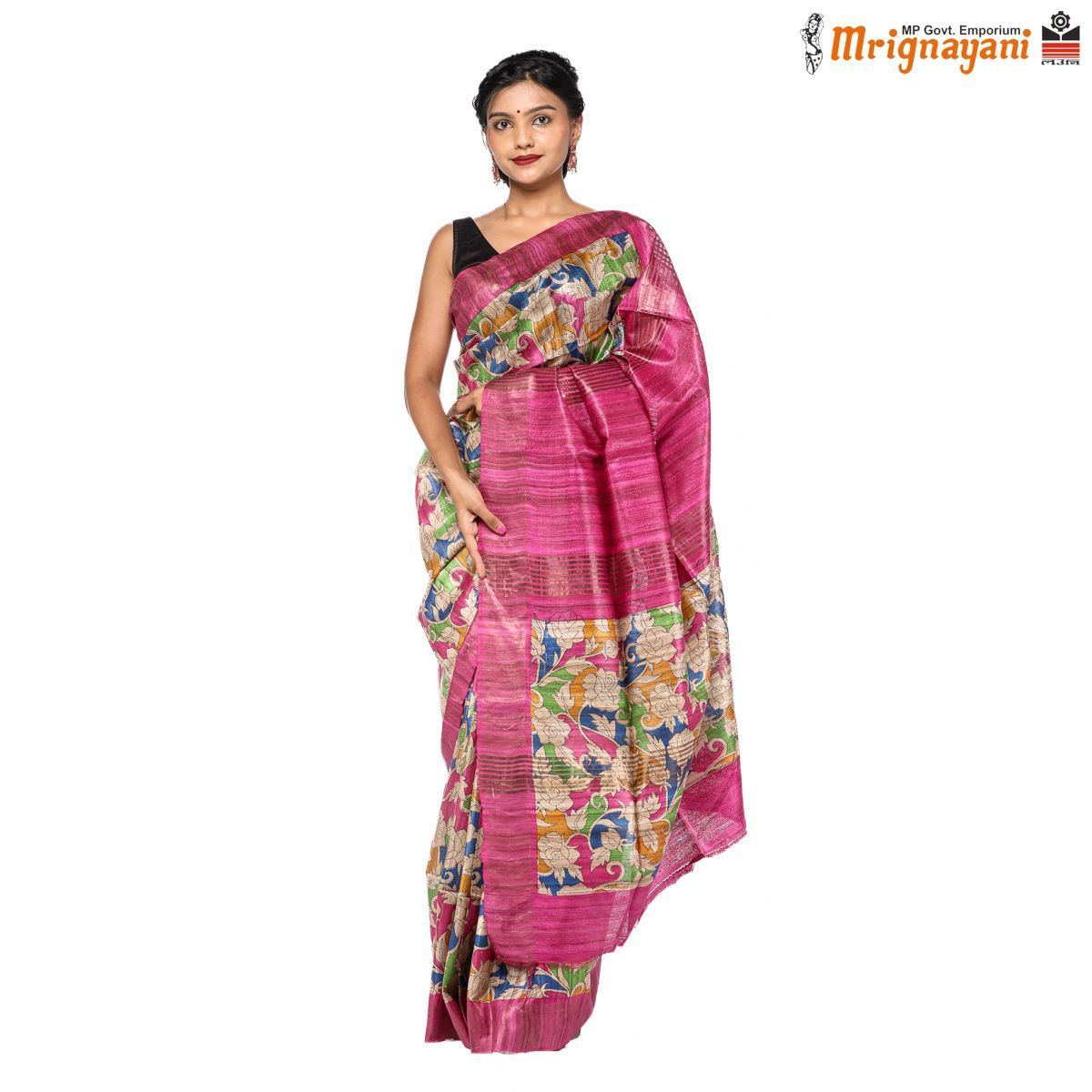 HANDLOOM KOSA SAREE WITH BLOUSE (SKU - 1ST506230522, SAREE - 1177)