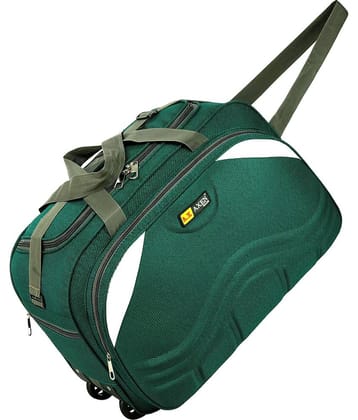 AXEN BAGS 50 Ltrs Multi Polyester Duffle Trolley