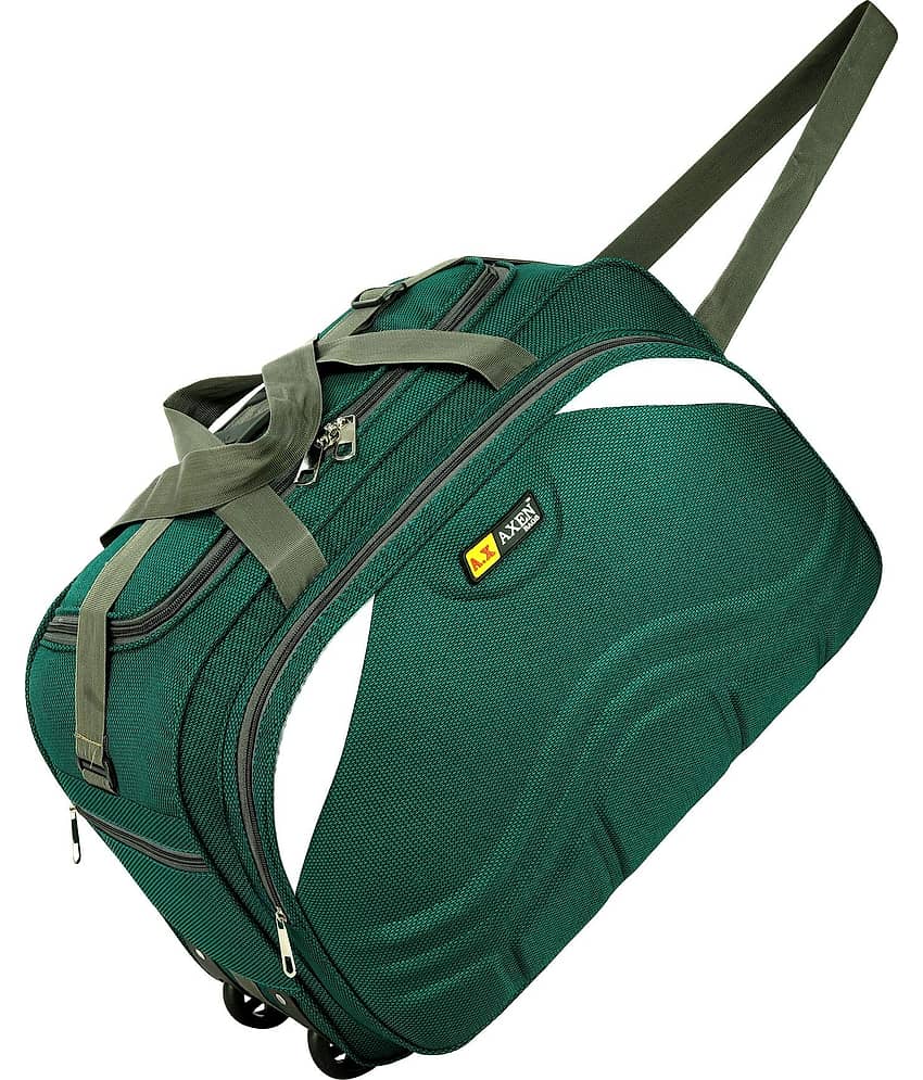 AXEN BAGS 50 Ltrs Multi Polyester Duffle Trolley