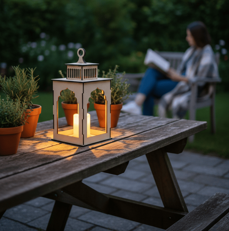 Dbeautify's MDF Traditional Lantern – Candle Holder