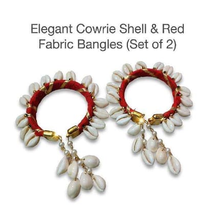 Red Sea Shell Bracelet Lightweight Thread Bangles
