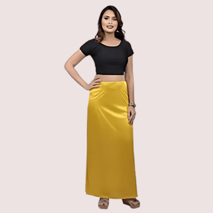 Silk Saree's Slip Underskirt Indian Coating for Sari