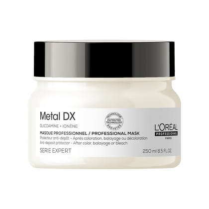 LOreal Professionnel Metal DX Hair Mask, 250gm | Anti-Deposit Protector Hair Mask | Hair Mask for Dry & Frizzy Hair LOreal Professionnel Metal DX Hair Mask, 250gm | Anti-Deposit Protector Hair Mask | Hair Mask for Dry & Frizzy Hair