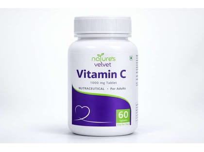 Natures Velvet Vitamin C Tablets for Antioxidant Protection, Immunity Support & Skin Health – 60 Tablets Natures Velvet Vitamin C Tablets for Antioxidant Protection, Immunity Support & Skin Health – 60 Tablets