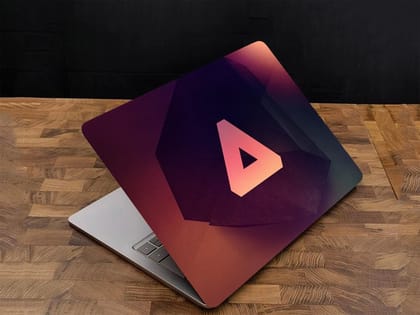 Adefex Laptop Skin Sticker for all laptop & notebook - Abstract Triangle