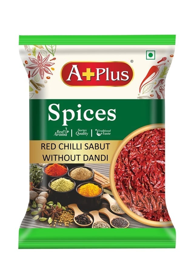 Aplus Red Chili Whole Dundi Cut 500gm(pouch)