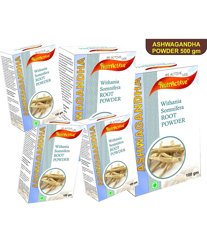 NutrActive Organic Ashwagandha Powder 500 gm