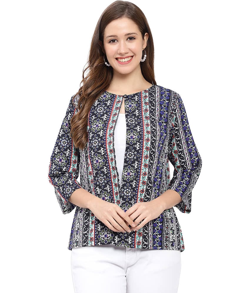 GALWIZ Crepe Shrugs - Blue Single