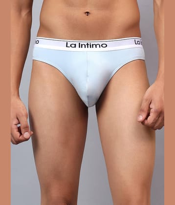 La Intimo Pack of 1 Modal Thongs For Men's ( Light Blue )